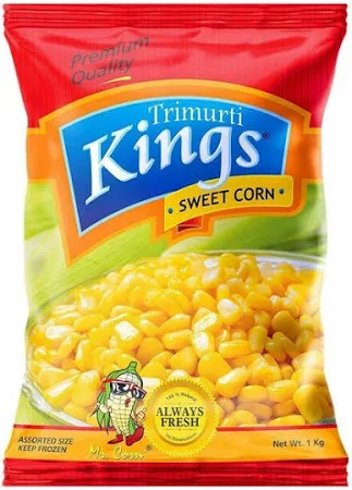 Trimurti King's Premium Frozen Sweet Corn 1 kg